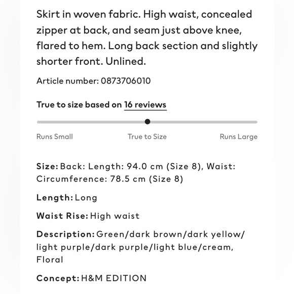 H&M maxi skirt - Picture 3 of 3